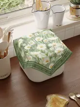 清新デザインの防塵カバー【ミニマリスト・花柄・電子レンジ・オーブン・炊飯器用】