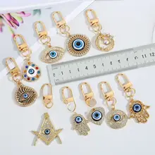 デザイン悪魔の目キーホルダー【ブルーアイ・ギフトボックス付き】