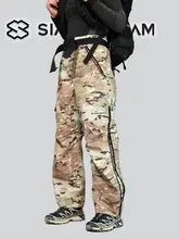 SIANLANHIAM メンズアウトドアカモフラージュ防水ハードシェルパンツ【登山・長ズボン】