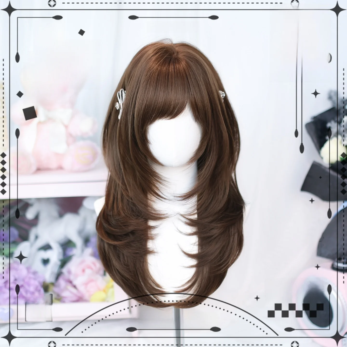 ヘアーアップスタイルで悩むなら、ロリータ風の長直ウィッグが救う理由は？