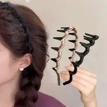 高いデザインの美しいヘアバンド【ふんわり感・波状・高級感】