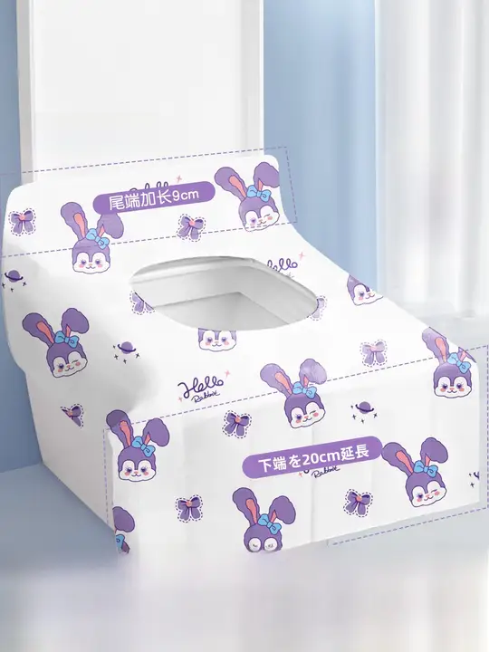Badigo 防水の使い捨てトイレマット【加厚・全カバー・個包装・旅行用】