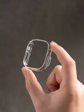 Apple Watch ケース クリア スケルトン ハーフカバー バンド Series 11 10 9 8 7 6 Ultra 2 対応