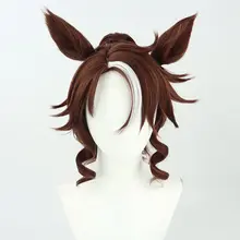 コスプレ用ウィッグ【耳付き・グラデーションテール】