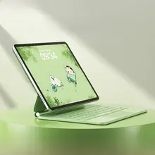 B．O．W iPad用 Bluetoothキーボード マウス 2点セット 保護ケース トラックパッド搭載 フローティングデザイン ポータブル ビジネス iPad Pro iPad Air 6 7 10 11 対応 「BOW」