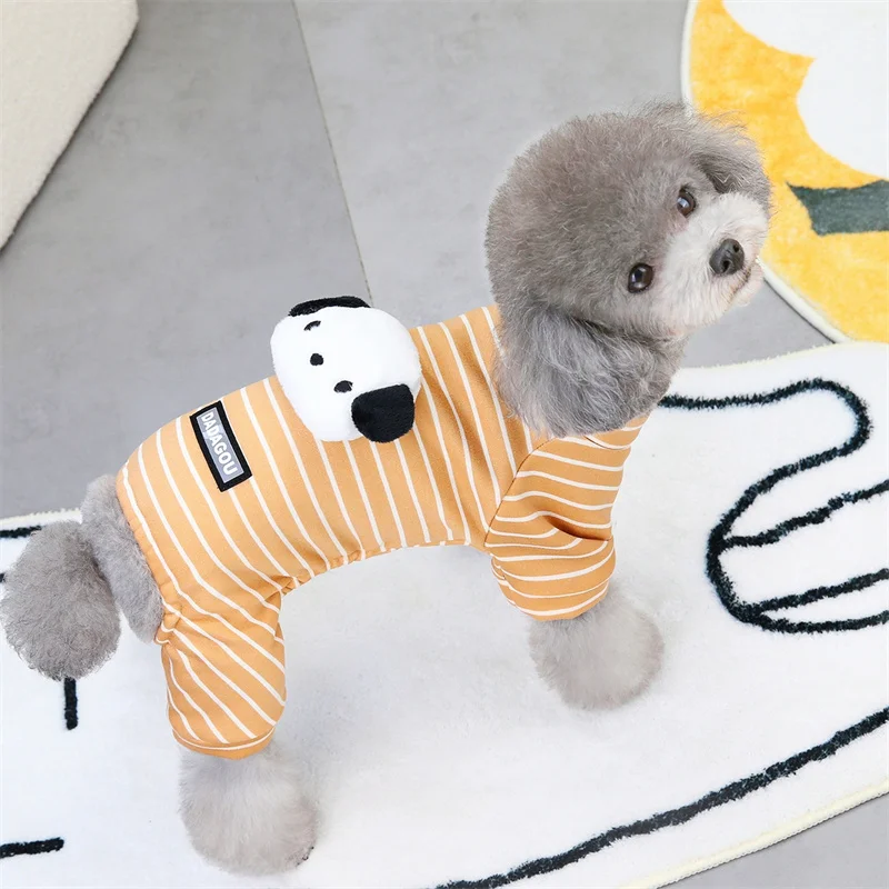 子犬の服 おしゃれ おすすめスタイル：Dogbaby バッグルームウェアの秋冬実用性