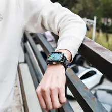 Apple Watch用ケース メンズ メタル ハーフカバー 耐衝撃 Series 10 Series 11 Ultra 対応
