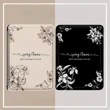 花柄デザインの電子書籍リーダーカバー【シンプル・Kindle Paperwhite4・Oasis3対応】