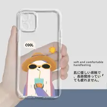 面白いかわいいナマケモノの漫画キャラクター 携帯ケース