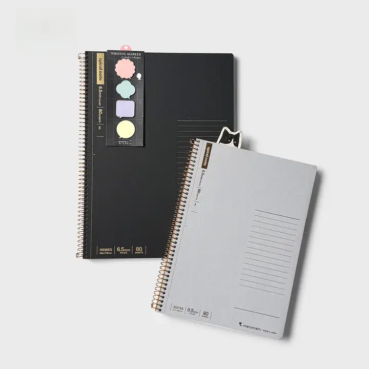 縦書き用 牛革製リングノート【B5サイズ・剥がしやすいソフトカバー】