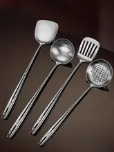 316ステンレス鋼製キッチン用調理器具【鍋ヘラ・お玉・こし器・フライ返し・炒め用】（セットアップ対応）
