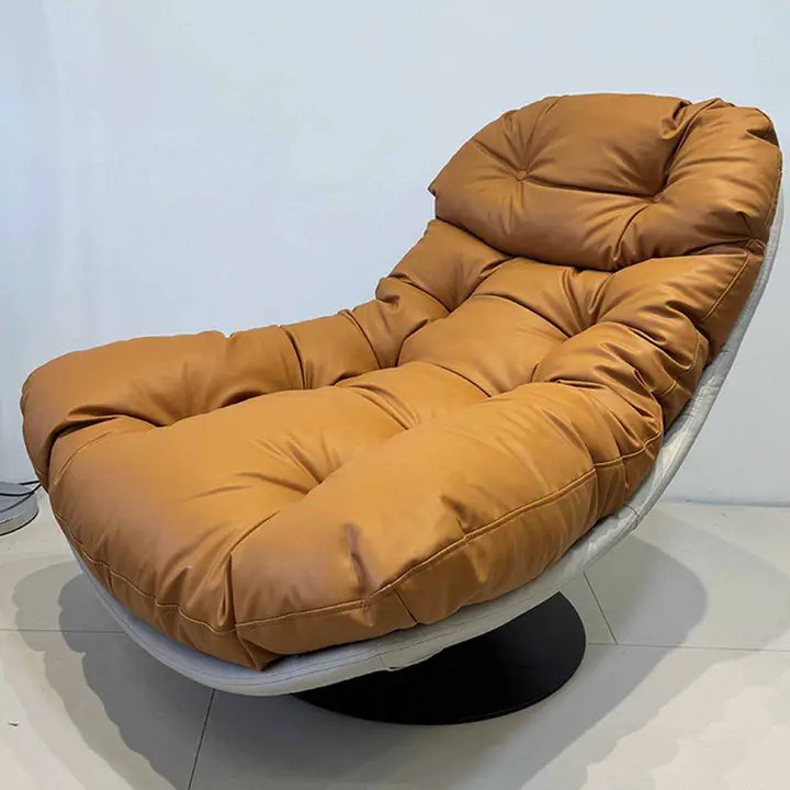 イタリアンミニマリストデザインの一人用ソファチェア【極上の軽やかさ・リビングやバルコニーに最適】