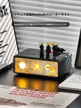 Bluetoothスピーカー【ワイヤレス充電・多機能・シンプルデザイン】
