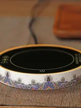 保温コースター マグウォーマー 温度調節可能 USB充電式 オフィス用 飲み物保温 牛乳 コーヒー