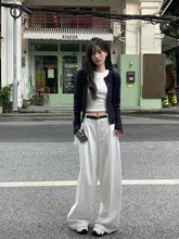 宋正恩 デニムブルー 編み込みカーディガン【レディース・秋用・ハイエンドデザイン】