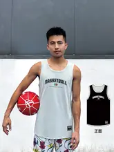 メンズ バスケットボール リバーシブルタンクトップ【速乾・無袖・トレーニング用】