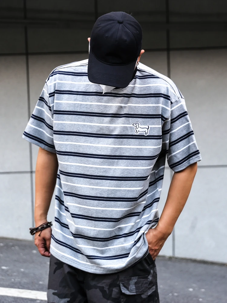 ストライプ柄 メンズTシャツ：コットン製ゆったりスタイルの日常使い方と選定ガイド