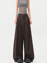 美ラードカラーのウエストゴム付きフレアパンツ【レディース・春夏用・ロング丈】