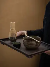 手作り茶道具セット【宋代風・粗陶抹茶碗・茶筅スタンド・ヴィンテージデザイン】