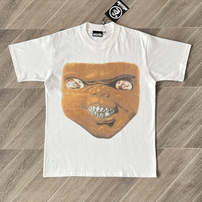 ハロウィンデザインの洗いざらしコットン半袖Tシャツ：デザイン性と実用性のバランスを実現