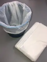 家庭用 白色不透過ゴミ袋【清掃用・プラスチック製・大容量】