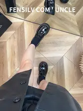 内増高ローファーシューズ【レディース・厚底・英倫スタイル・小サイズ】