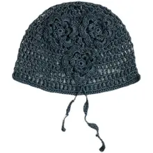ハット レディース リネンニット かぎ針編み 花柄 透かし編み 通気性 おしゃれ 上品 ヴィンテージ インスタ映え 夏