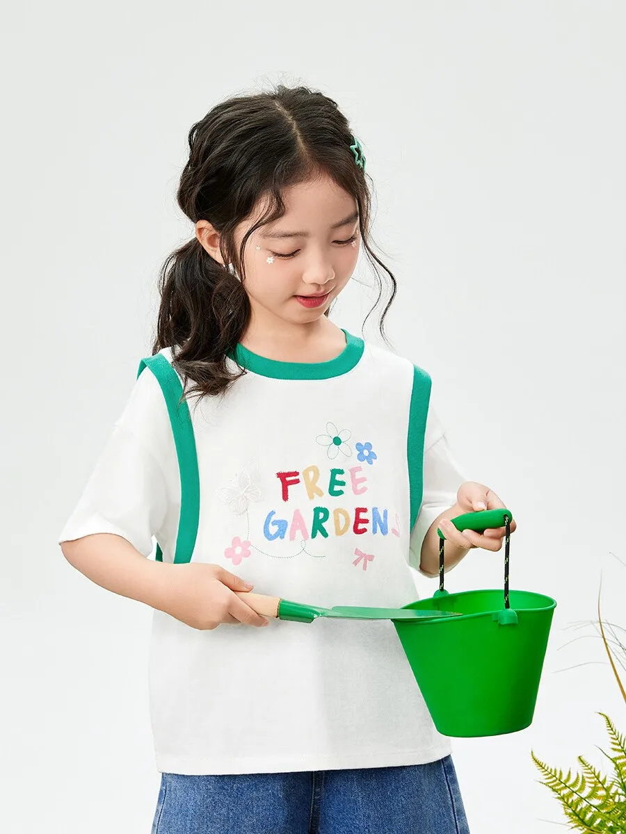 子供用夏用綿100%半袖Tシャツ：アウトレット価格とサイズフィットの実際