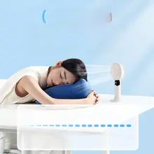 持ち運びに便利なUSB充電式ミニファン【静音・デスク用・スマホスタンド付き】