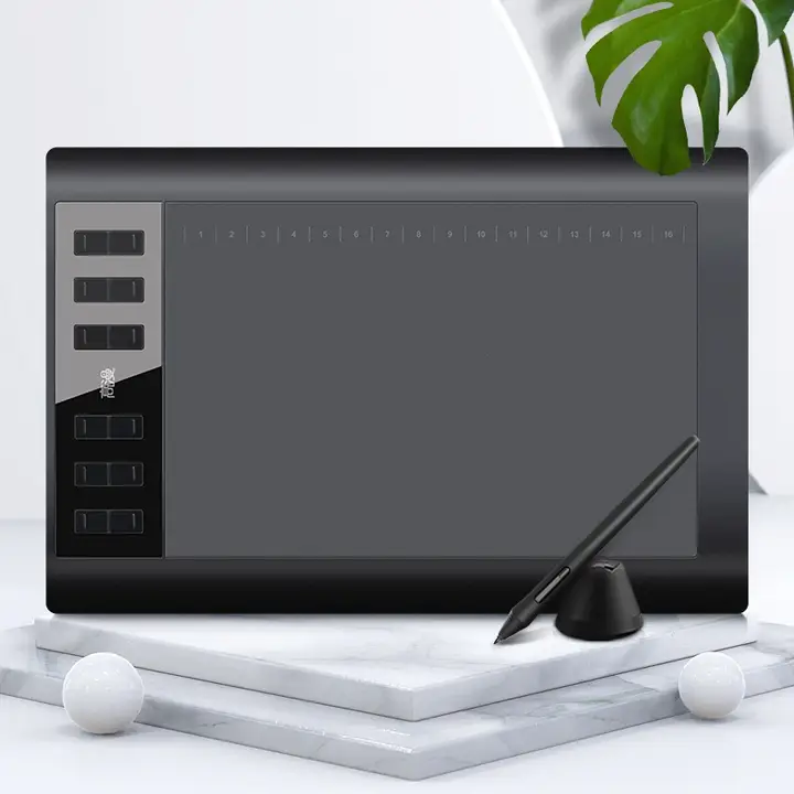 高漫 1060PRO デジタルペンタブレット【コンピュータ接続・スマホ対応・手描き機能】