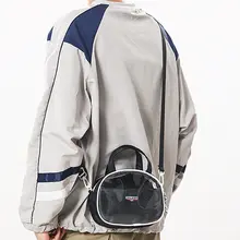 春夏用ミニショルダーバッグ【チェック柄・透明デザイン・手提げ・斜め掛け】