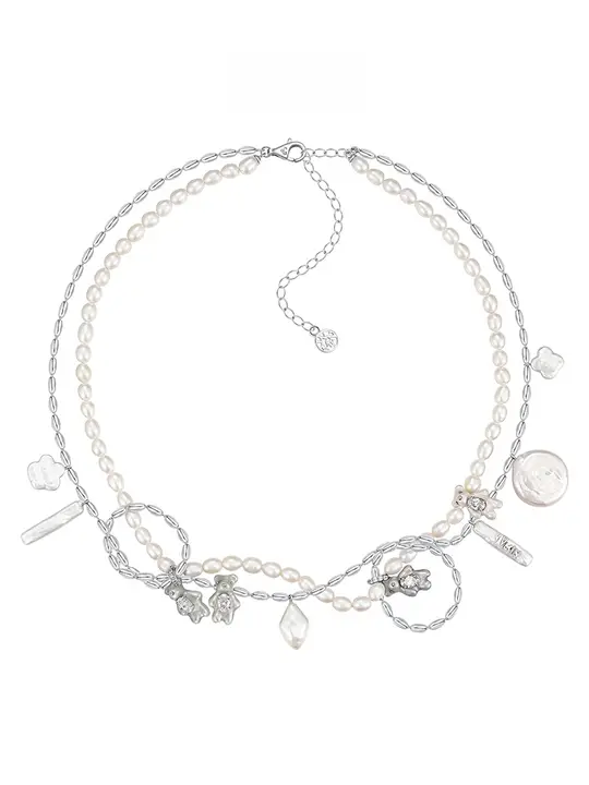 YVMIN ユーム 多層 真珠のネックレス