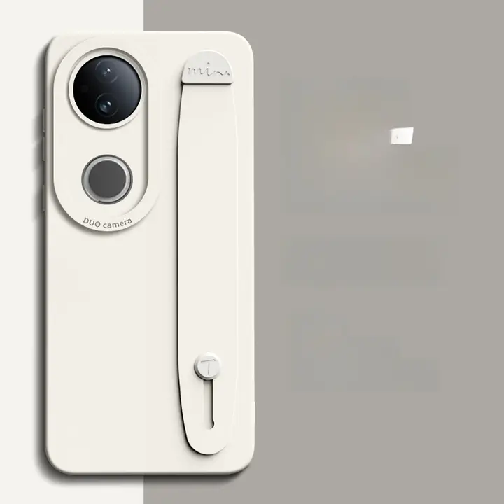 Vivo V20 Pro用ケース【フルカバー・シリコン素材・スタンド機能付き】