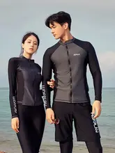男女兼用 薄手防水ダイビングスーツ【長袖・ロングパンツ・UVカット・速乾】
