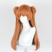 アスカ風 コスプレウィッグ【シリコンスカルプ付き・ヘアアクセサリー販売中】