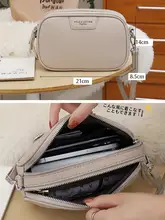斜め掛けバッグ レディース ソフトレザー 軽量 多収納 ミニスクエアバッグ 着回し カジュアル 通勤 スマホポシェット
