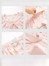 猫デザインの産後用薄手ナイティ【胸パッド付き・春夏用・マタニティ・部屋着】（セットアップ対応）