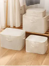 収納袋 衣類用 防塵袋 防湿 収納ボックス 綿麻 日本式