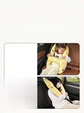 車内用 睡眠サポート クッション【シートベルト用・後部座席用・安全設計・首の圧迫防止】