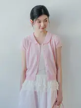 白色レース無袖タンクトップ【肌触りの良い透け感】