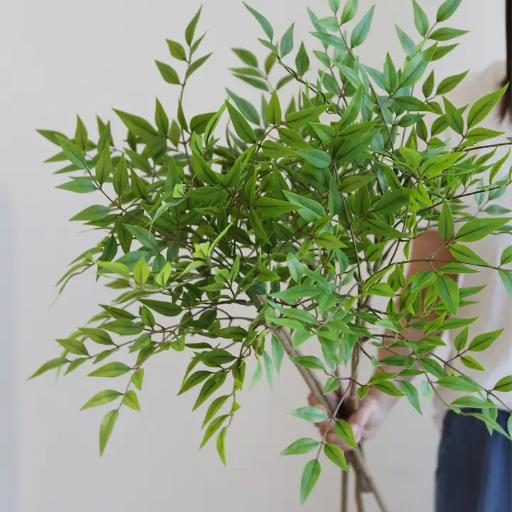 バイオミミクリー葉 グリーン植物 リビング オフィス デスクフラワー フェイク植物 装飾