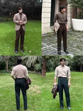高級羊毛カシミアタートルネックニット【冬用・厚手・手作り】