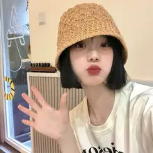 夏用透湿フード付きハットウィッグ【ショートストレート・通気性・おしゃれデザイン】