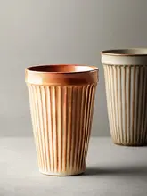 マグカップ コーヒーカップ ヴィンテージ 手作り ざらりとした陶器 おしゃれ ペア ティータイム ハンドドリップ
