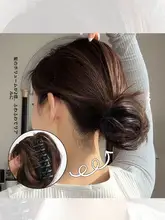 髪飾り【高級感・低いポニーテール用・ふんわり・お団子ヘア用】