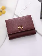 折りたたみ式ミニ財布【多カードポケット・シンプルデザイン・女性用】