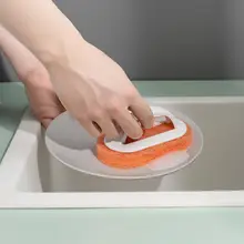 多機能クリーナーブラシ【キッチン・バスルーム用・タイル・ガラス洗面器・鍋・コンロ表面用】