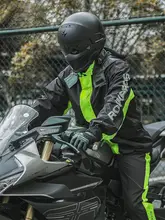 ROCKBROS バイク用 レインコート【男女兼用・防水・分体式・厚手】（セットアップ対応）
