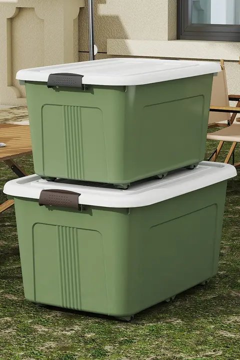 アウトドア収納ボックス【多機能プラスチック・車用トランク整理】