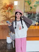 立体リボンデザインの犬モチーフプルオーバー【秋冬・アカデミックスタイル・ゆったりシルエット】